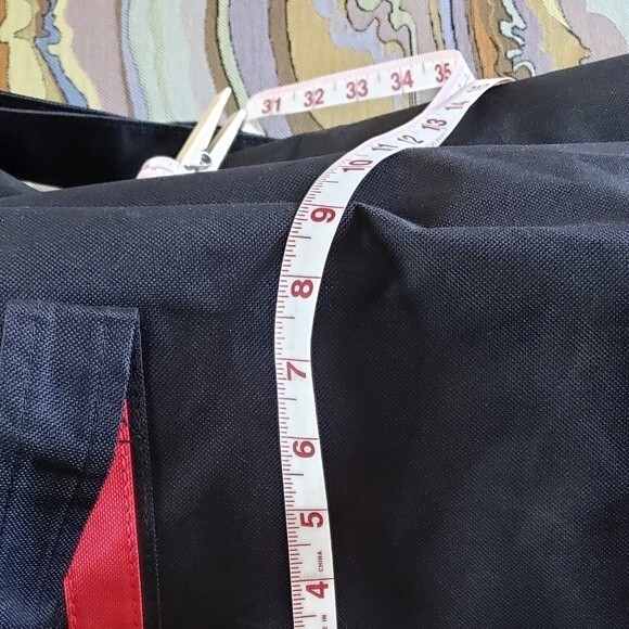 True Religion Black and Red  Duffel Bag - Picture 8 of 9